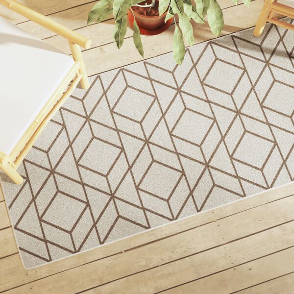 vidaXL Sis&auml;-/ulkomatto lyhytnukkainen moniv&auml;rinen 80x300 cm liukumaton