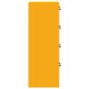 vidaXL Asiakirjakaappi 2 pcs Sinappikeltainen 44 x 50 x 106.5 cm