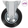 vidaXL 16 kpl kiinte&auml;t py&ouml;r&auml;t 160 mm