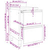 vidaXL Keittiön kaapit 2 laatikolla, 2 kpl, 50x60x96 cm