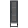 vidaXL Highboard Antrasiitti 36x39x123 cm Kylm&auml;valssattu ter&auml;s