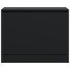 vidaXL Kenkäkaappi musta 80x34x63 cm tekninen puu