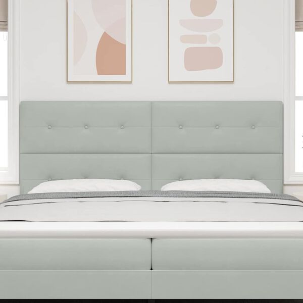 vidaXL LED-pääty LED -nauhavalot Vaaleanharmaa 200 cm Polyesteri