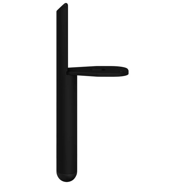 vidaXL Huonekalujalat 12 pcs Musta 66 x 36 x 160 mm Rauta