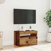 vidaXL TV-kaappi LED-valoilla Old Wood 60x35x40 cm Engineered Wood