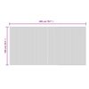 vidaXL Matto suorakaide musta 100x200 cm bambu