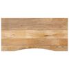 vidaXL P&ouml;yt&auml;levy kaarella 120x60x2,5 cm t&auml;ysi karkea mangopuu