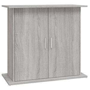 vidaXL Akvaarioteline harmaa Sonoma 81x36x73 cm tekninen puu