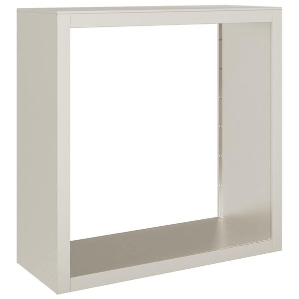 vidaXL Polttopuuteline 100x40x100 cm S&auml;&auml;nkest&auml;v&auml; ter&auml;s