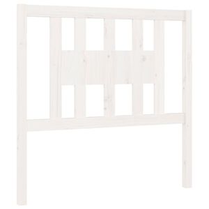 vidaXL S&auml;ngynp&auml;&auml;ty valkoinen 96x4x100 cm t&auml;ysi m&auml;nty