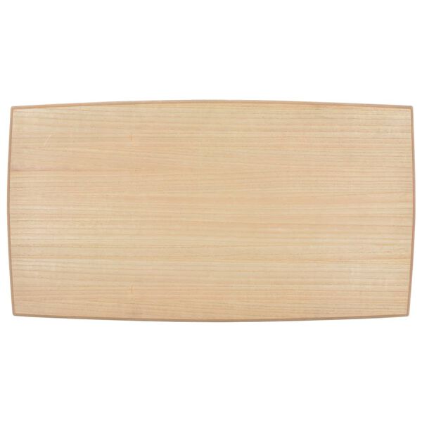 vidaXL Sohvap&ouml;yt&auml; musta ja ruskea 110x60x40 cm t&auml;ysi m&auml;nty