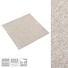 vidaXL Tekstiililaatta 20 kpl 5 m² 50x50 cm vaalea beige