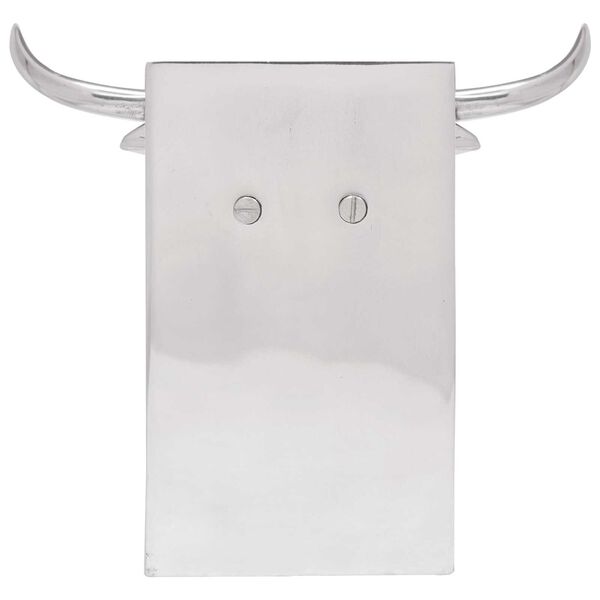 vidaXL Kirjatuet 2 pcs Hopea 21,5 x 15,5 x 20 cm Alumiini