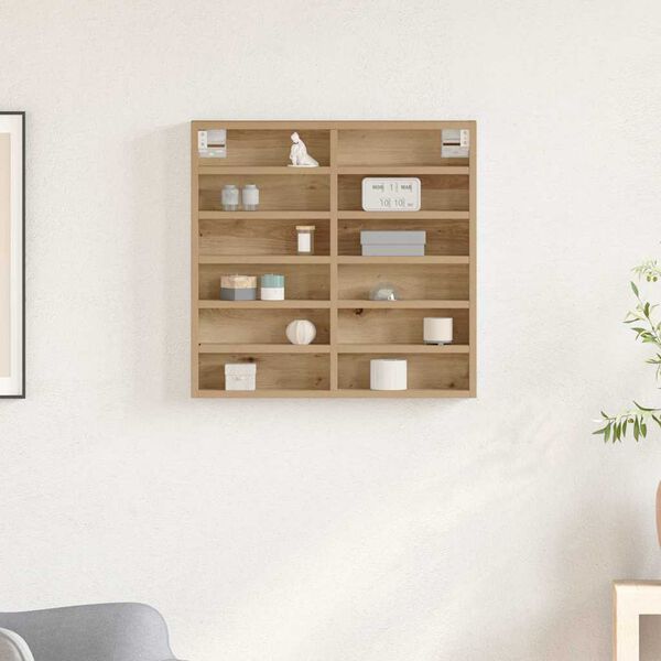 vidaXL N&auml;ytt&ouml;kaappi Artisan tammi 60 x 8,5 x 58 cm Tekninen puu