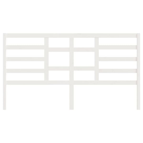 vidaXL S&auml;ngynp&auml;&auml;ty valkoinen 186x4x104 cm t&auml;ysi m&auml;nty