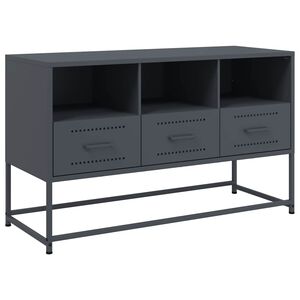 vidaXL TV-taso antrasiitti 100,5x39x60,5 cm ter&auml;s