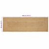 vidaXL Alue Matto Beige 80 x 400 cm Juutti