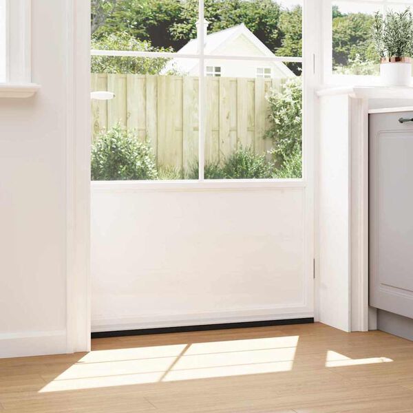 vidaXL Itsekiinnittyvät oven harjatiivisteet 2 pcs Valkoinen 100 cm