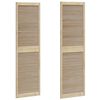 vidaXL Kaapin ovi 2 kpl Luonnollinen 201 x 2,1 x 59,5 cm T&auml;ysi m&auml;nty
