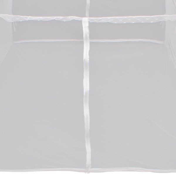 vidaXL Retkeilyteltta 200x120x130 cm lasikuitu valkoinen