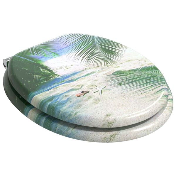 vidaXL WC-istuin 2 pcs Vihre&auml; 43,8 x 37,8 cm MDF-levy