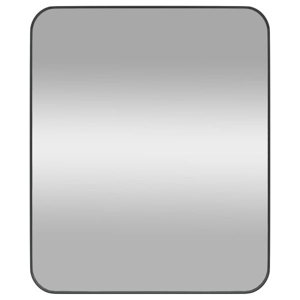 vidaXL Sein&auml;peili musta 50x60 cm suorakulmio