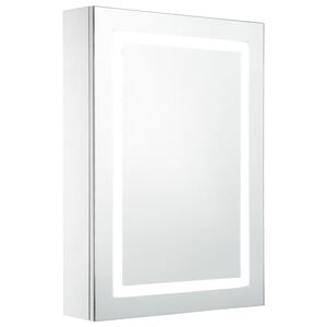 vidaXL LED kylpyhuoneen peilikaappi 50x13x70 cm
