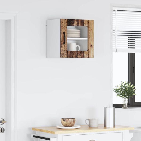 vidaXL Keitti&ouml;kaappi Vanha puu 40 x 31 x 40 cm Tekninen puu