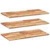 vidaXL Kelluvat hyllyt 3 kpl 80x40x2 cm &ouml;ljytty massiivipuu akaasia