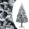 vidaXL Tekojoulukuusi lumihuurteella vihre&auml; 180 cm PVC
