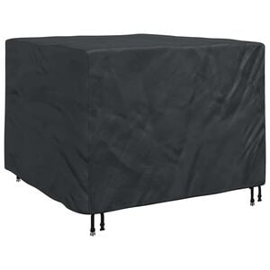 vidaXL Huonekalusuojus Musta 125 x 125 x 74 cm 420D Oxford-kangas