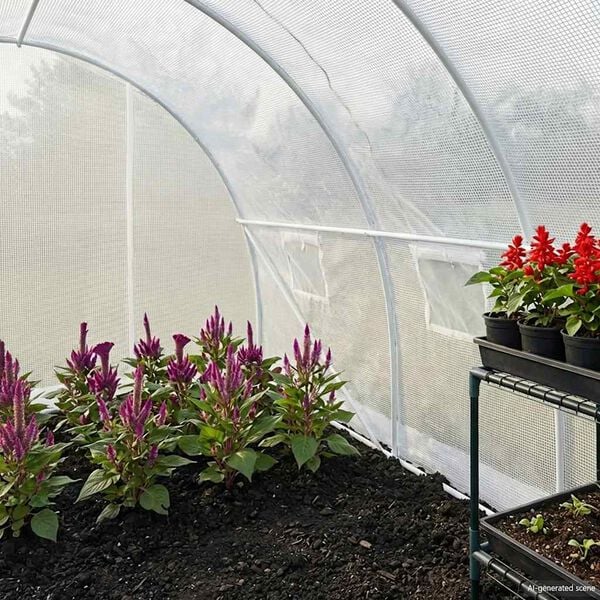 vidaXL Kasvihuone 9 m&sup2; 300x300x200 cm