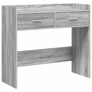 vidaXL Konsolip&ouml;yt&auml; Harmaa Sonoma 90 x 35 x 80 cm Tekninen puu