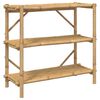 vidaXL 3-tasoinen Hylly 100x40x90 cm bambu