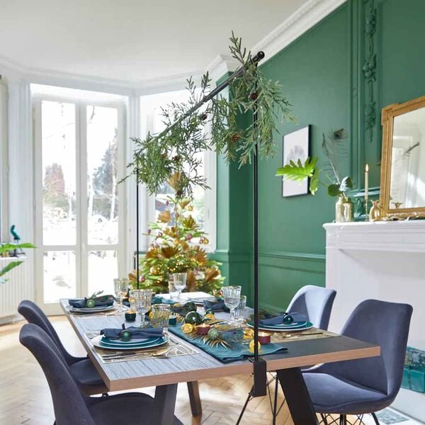 ProGarden P&ouml;yt&auml;koristetanko kiinnittimill&auml; metalli musta