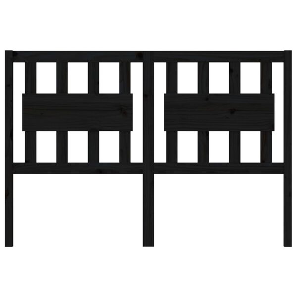 vidaXL S&auml;ngynp&auml;&auml;ty musta 145,5x4x100 cm t&auml;ysi m&auml;nty