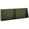 vidaXL Pato 2 kpl 60 x 12 x 40 cm Ter&auml;s Oliivinvihre&auml;