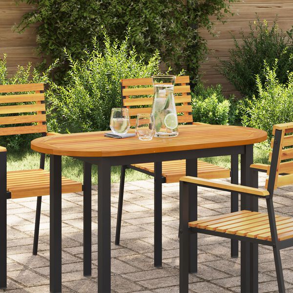 vidaXL P&ouml;yt&auml;levy Ruskea 110 x 55 x 2 cm Tihe&auml; akasiapuu