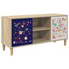 vidaXL TV-kaappi MAINZ 102 x 33 x 50 cm Sonoma Tekninen puu