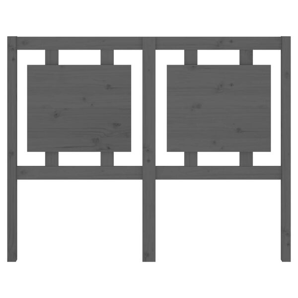 vidaXL S&auml;ngynp&auml;&auml;ty harmaa 125,5x4x100 cm t&auml;ysi m&auml;nty