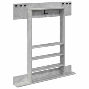vidaXL Biljardikeppiteline Tekninen puu 93 x 12 x 103 cm Betoninharmaa