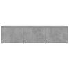 vidaXL TV-taso betoninharmaa 120x34x30 cm lastulevy