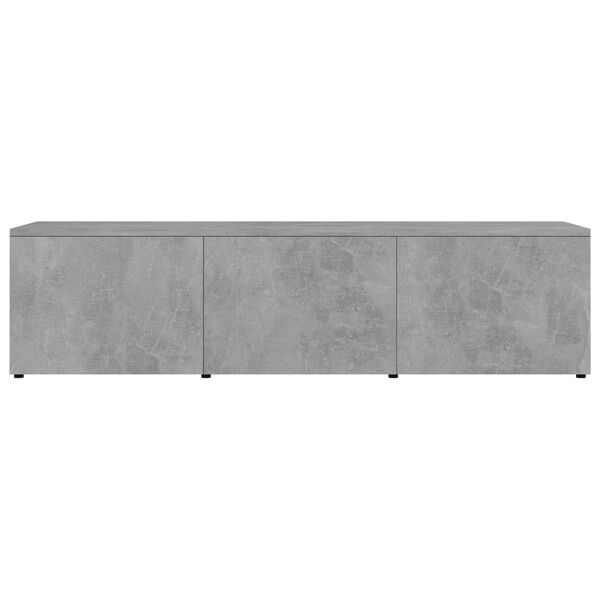 vidaXL TV-taso betoninharmaa 120x34x30 cm lastulevy