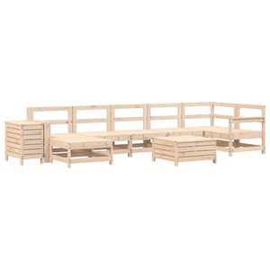 vidaXL 9-osainen Ulkosohvasarja t&auml;ysi m&auml;nty