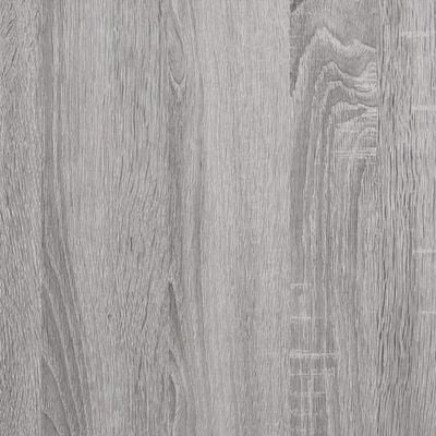 vidaXL Seinähyllyt 4 kpl harmaa Sonoma 60x30x1,5 cm tekninen puu