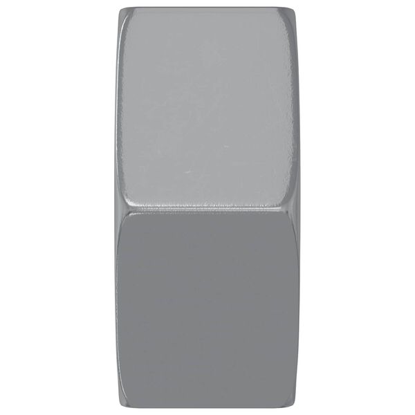 vidaXL Kuusiokolomutteri 2 pcs Hopea M6 Rauta