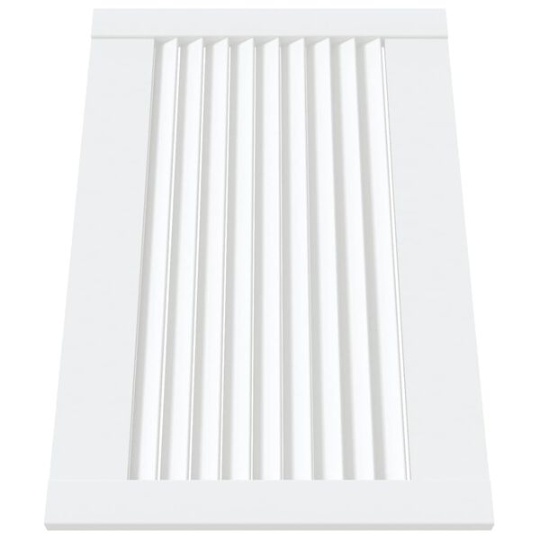 vidaXL Kaapin ovet s&auml;lemuotoilu 4 kpl valk. 39,5x59,4 cm t&auml;ysi m&auml;nty