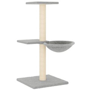 vidaXL Kissan kiipeilypuu sisal- raapimispylv&auml;ill&auml; vaaleanharm. 72 cm