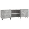 vidaXL TV-kaappi Betoninharmaa 150 x 31 x 52 cm Tekninen puu