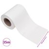vidaXL Puutarhan yksityisyyden suojat 4 kpl PVC 35x0,19 m valkoinen